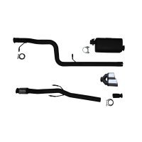 Sportauspuffanlage 2x90x65mm Turbo